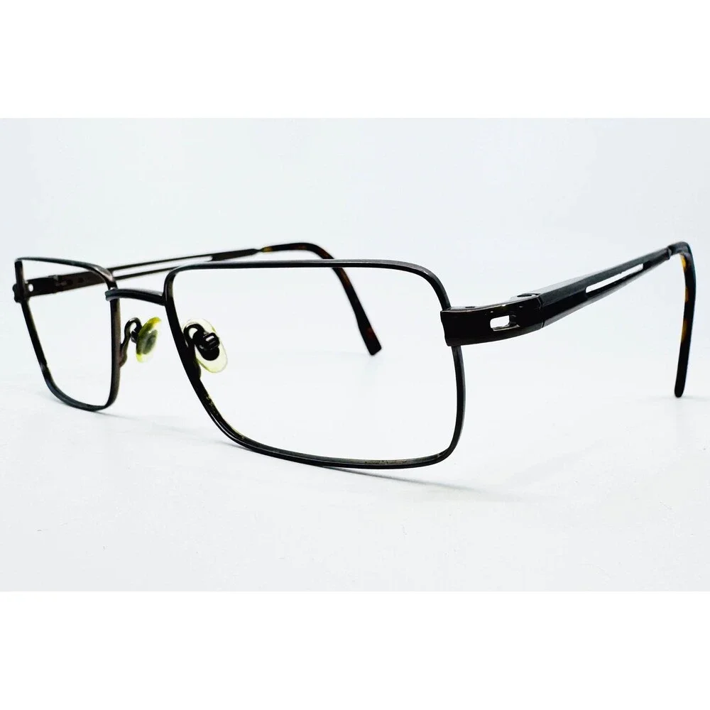 Ducks Unlimited Big River Eyeglasses Mens Brown Metal Rectangle 57-18-145